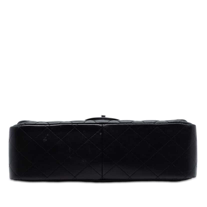 Chanel Jumbo Classic Lambskin Double Flap Black Leather Very good condition - Inside View