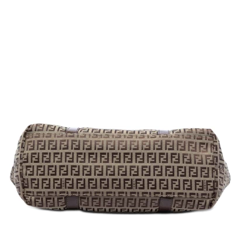 Fendi Zucchino Canvas Superstar Tote Beige Very good condition - Inside View