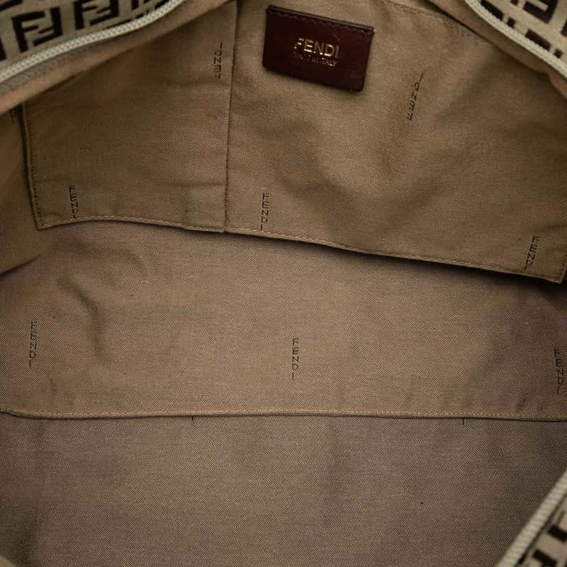 Fendi Zucchino Canvas Superstar Tote Beige Very good condition - Model View