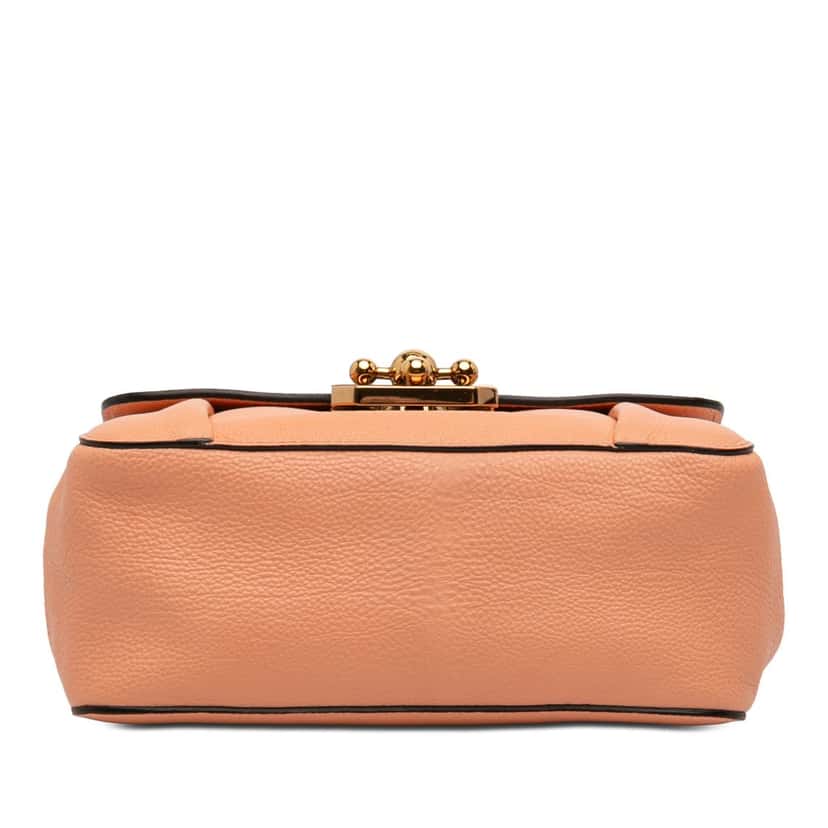 Chloé Small Leather Elsie Crossbody Orange Leather Very good condition - Inside View