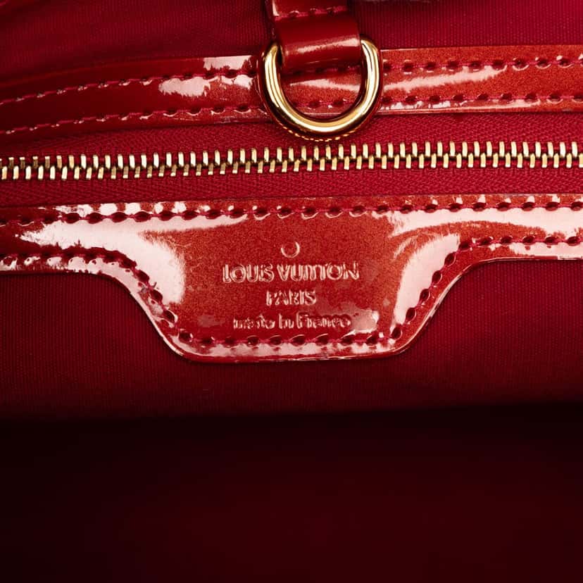 Louis Vuitton Monogram Vernis Wilshire PM Red Leather Very good condition - Box View