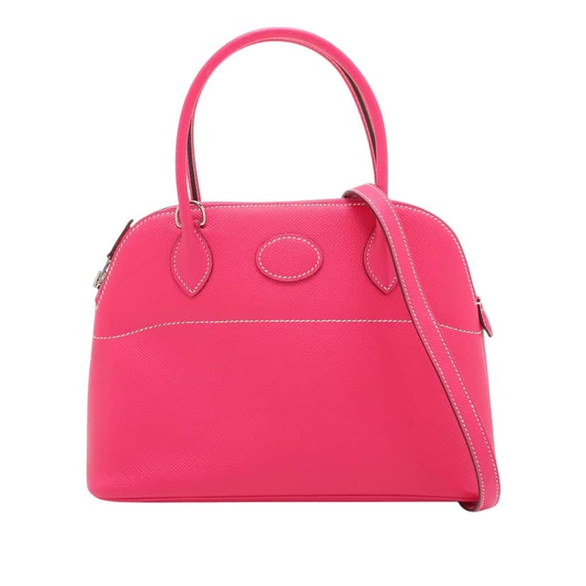Hermès Epsom Bolide 27 Pink Leather Very good condition - Front View