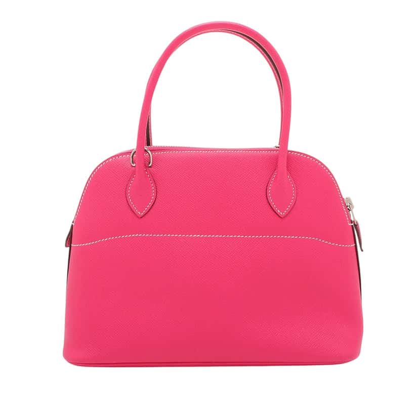 Hermès Epsom Bolide 27 Pink Leather Very good condition - Back View