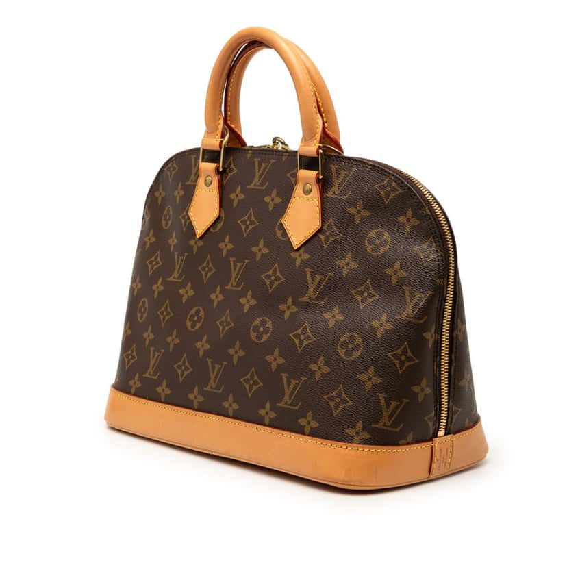 Louis Vuitton Monogram Alma PM Brown Very good condition - Back View