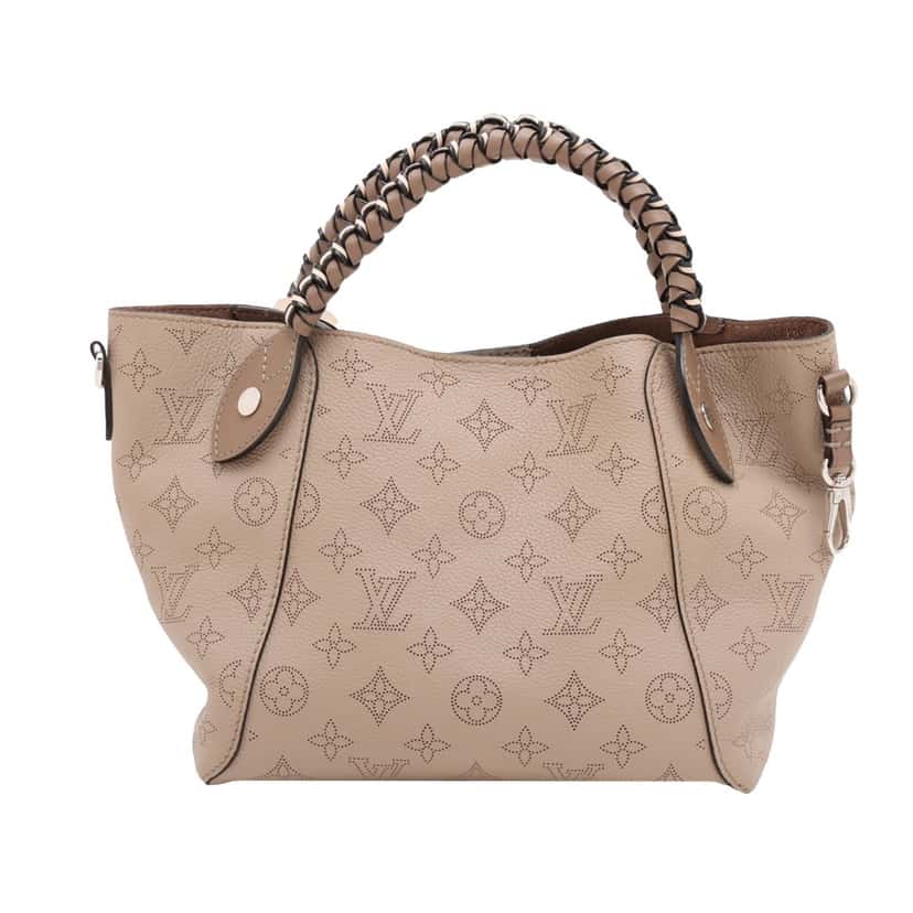 Louis Vuitton Monogram Mahina Braided Hina PM Brown Leather Very good condition - Back View