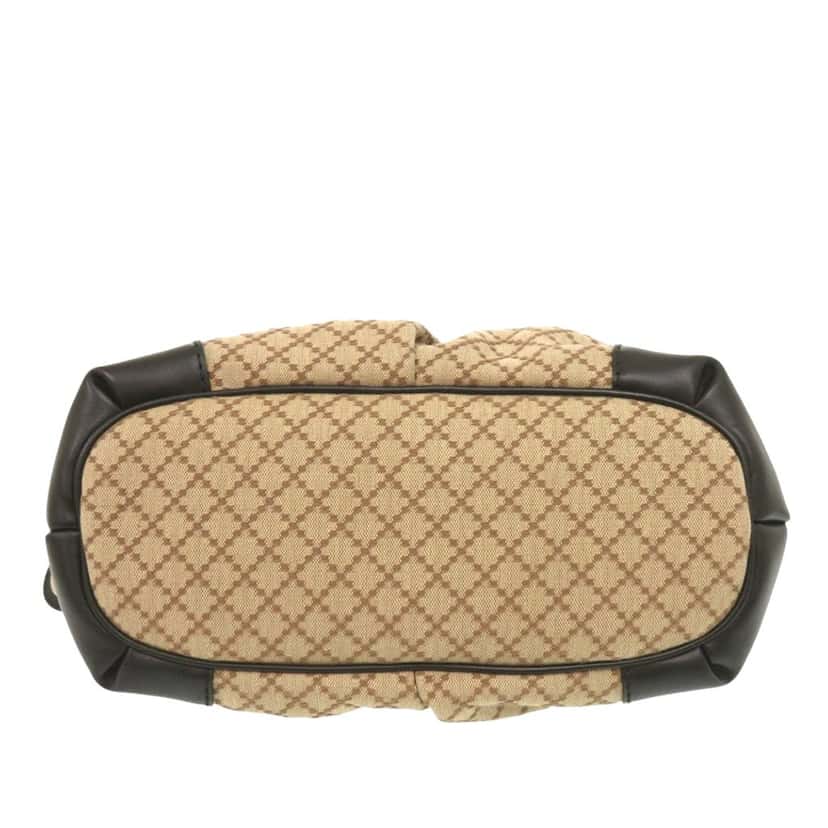 Gucci Diamante Canvas Sukey Satchel Beige Very good condition - Inside View
