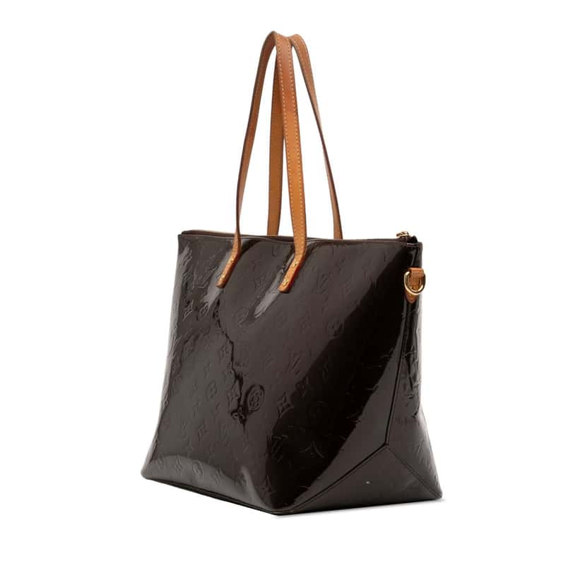 Louis Vuitton Monogram Vernis Bellevue GM Purple Leather Very good condition - Back View