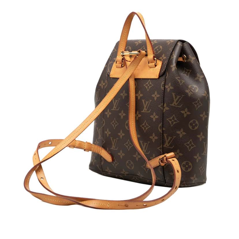 Louis Vuitton Monogram Montsouris Brown Good condition - Back View