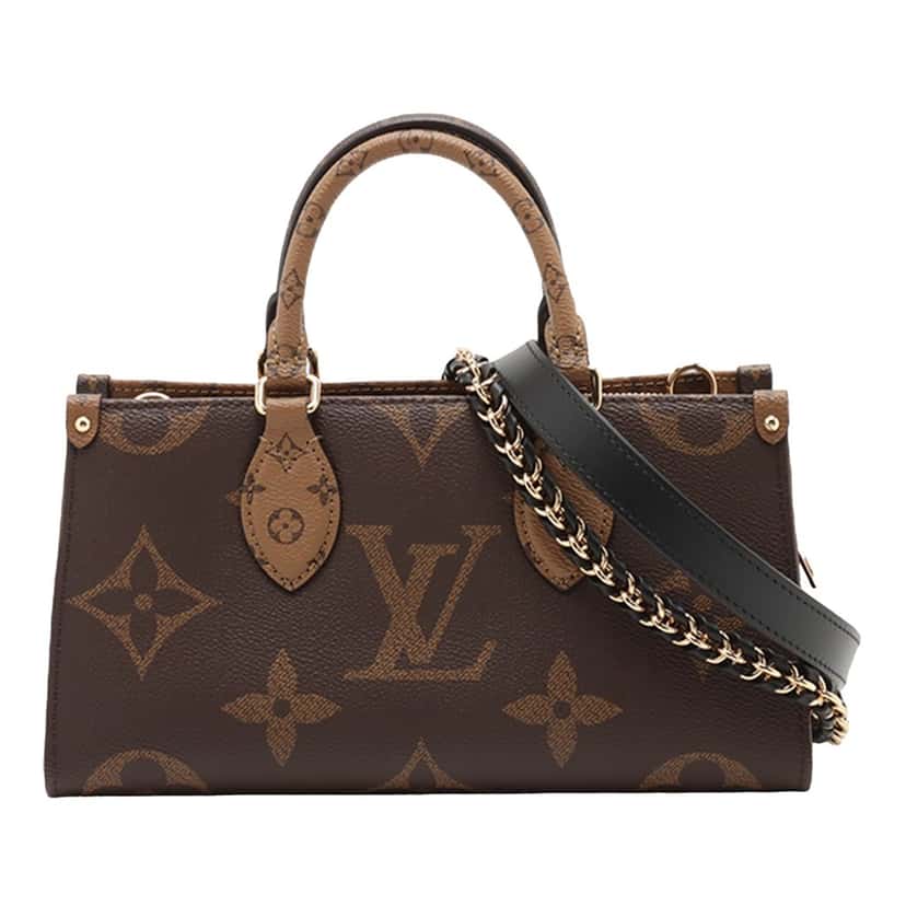 Louis Vuitton Monogram Giant OnTheGo East West Brown Never worn - Front View