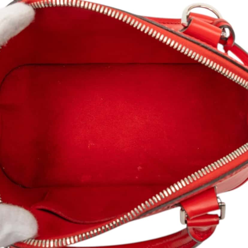 Louis Vuitton Epi Alma BB Red Leather Very good condition - Model View