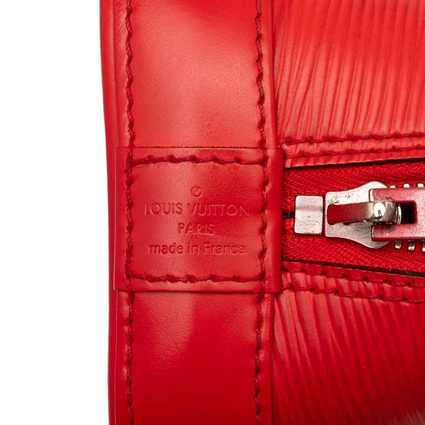 Louis Vuitton Epi Alma BB Red Leather Very good condition - Box View
