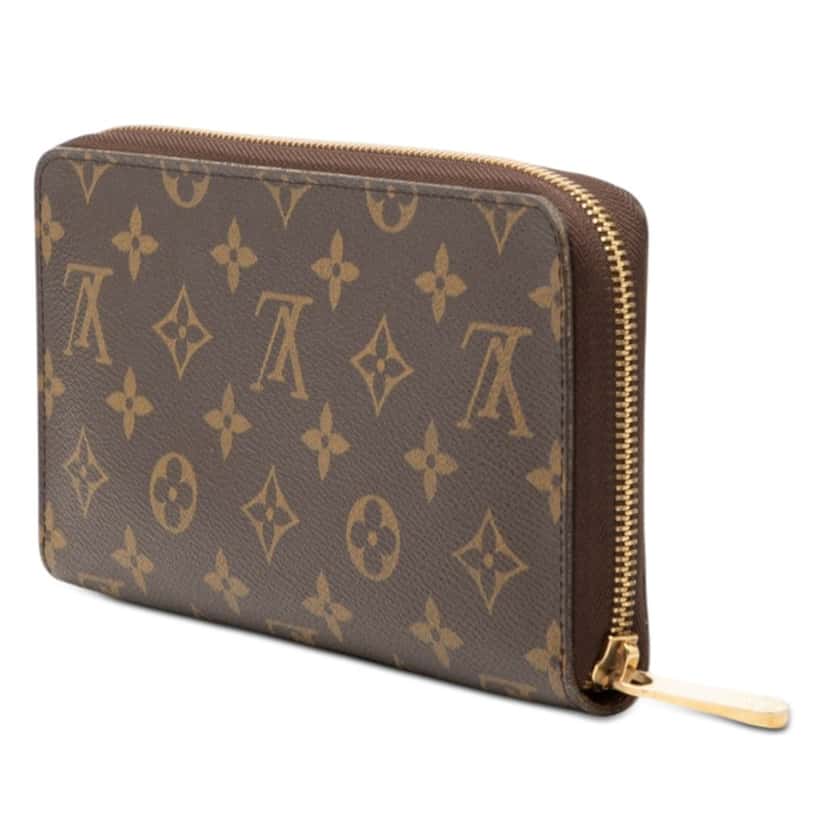 Louis Vuitton Monogram Zippy Organizer Wallet Brown Very good condition - Back View