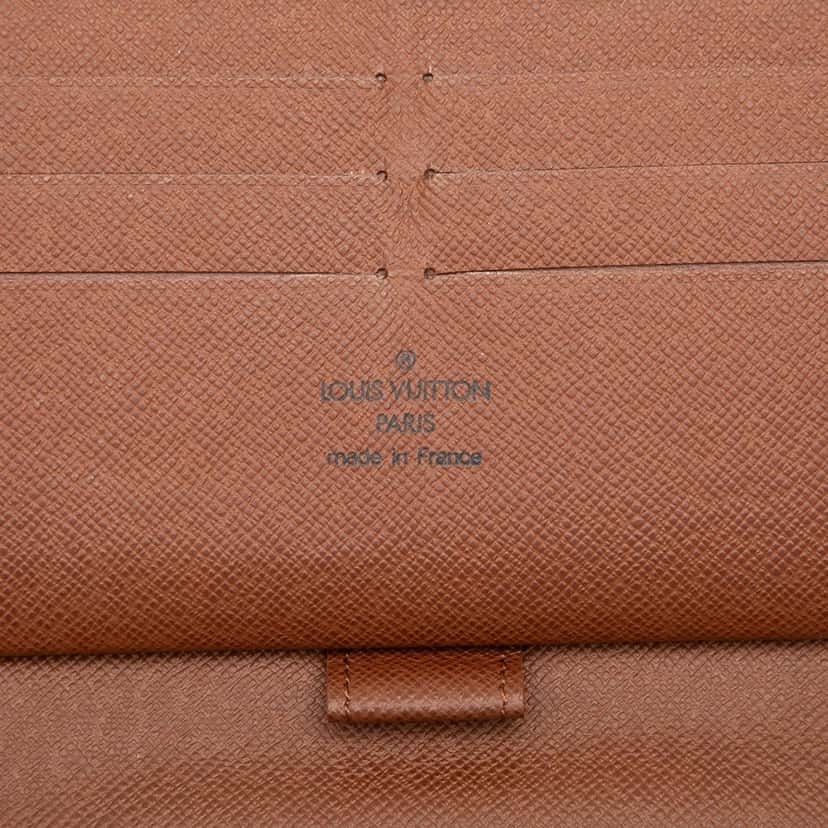 Louis Vuitton Monogram Zippy Organizer Wallet Brown Very good condition - Box View