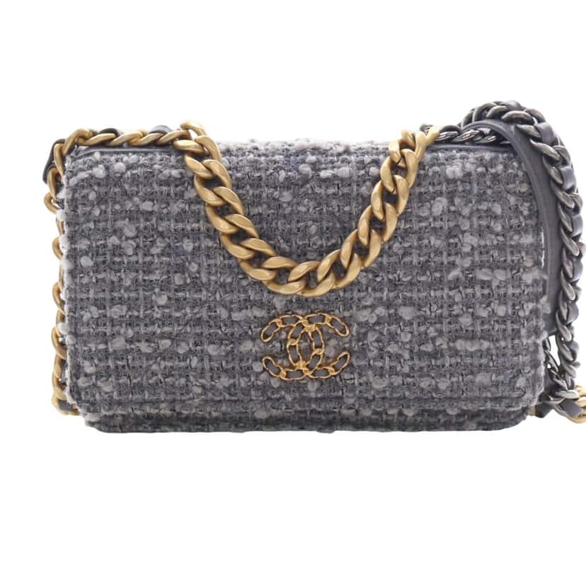 Chanel Tweed 19 Wallet On Chain Other Very good condition - Front View