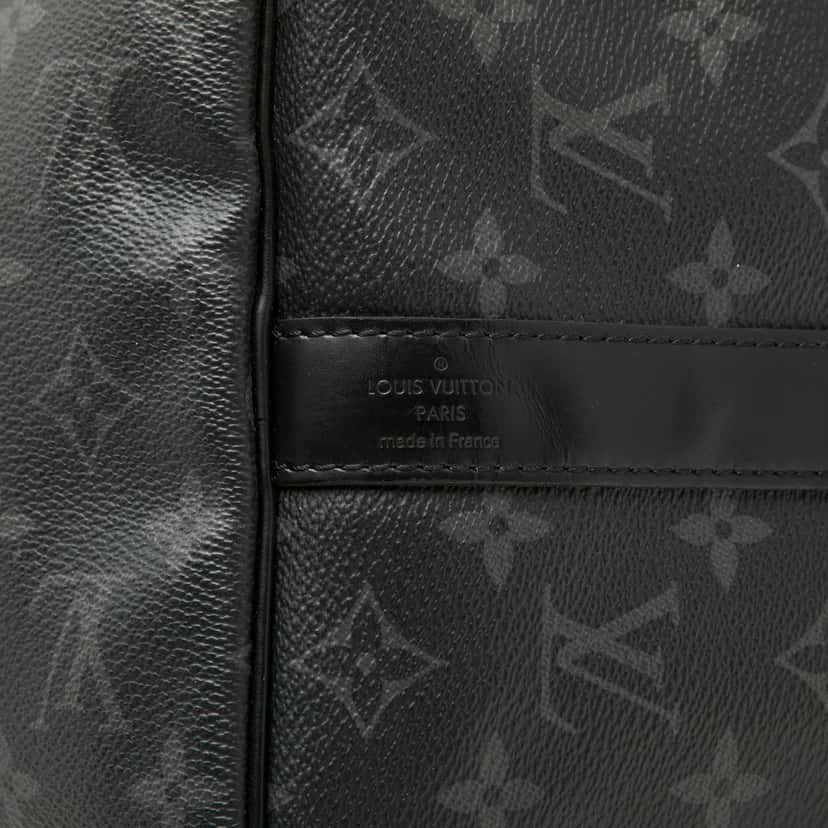 Louis Vuitton Monogram Eclipse Keepall Bandouliere 45 Black Very good condition - Box View