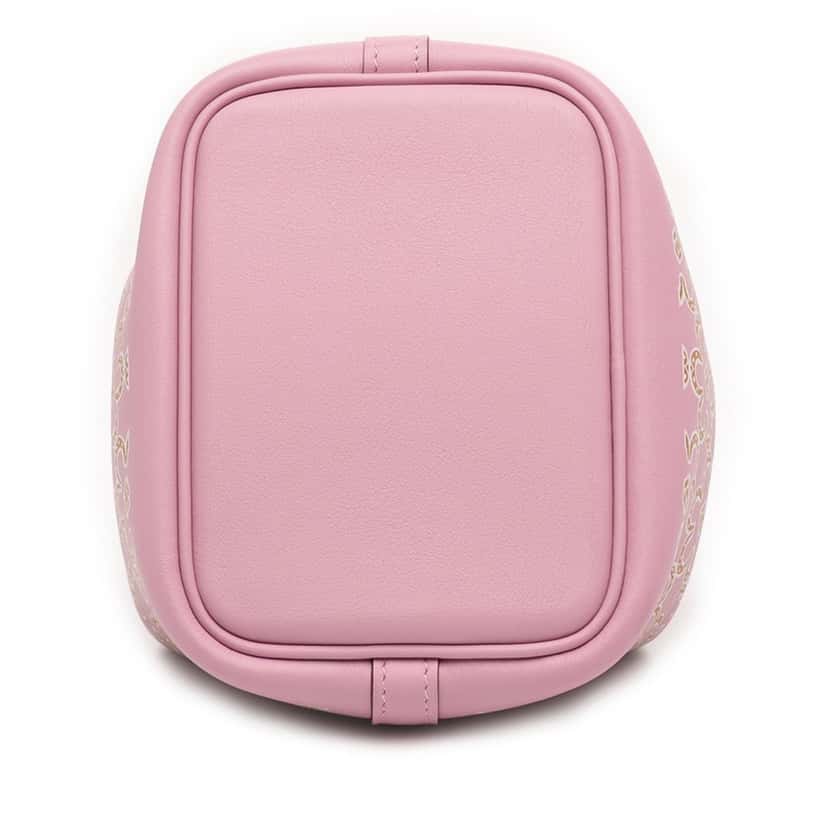 Hermès Micro Swift Lucky Daisy Picotin Lock 14 Pink Leather Very good condition - Inside View