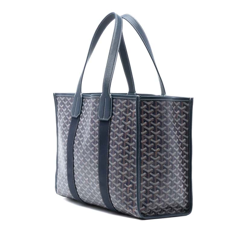 Goyard Goyardine Villette MM Blue Very good condition - Back View