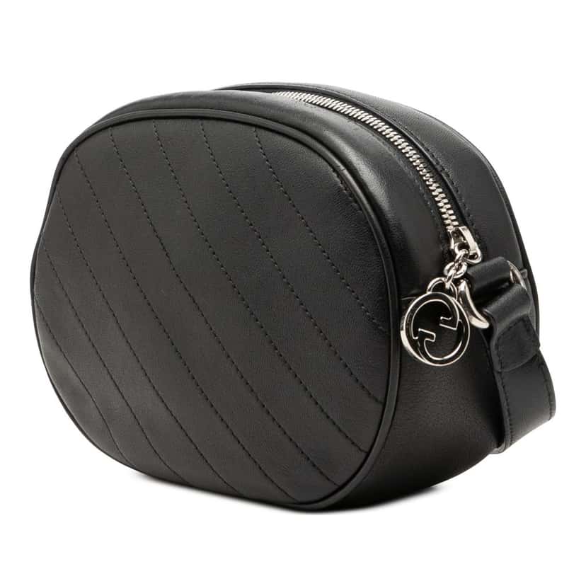 Gucci Mini Matelasse Calfskin Blondie Crossbody Black Leather Very good condition - Back View