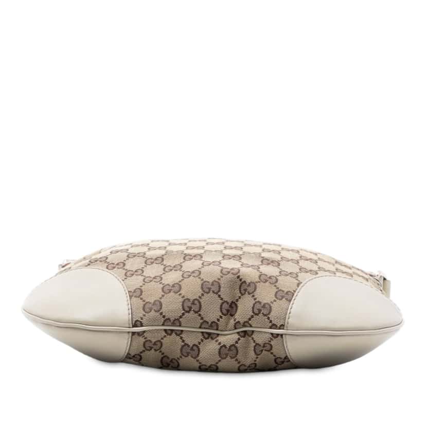 Gucci GG Canvas Web Mayfair Crossbody Beige Very good condition - Inside View