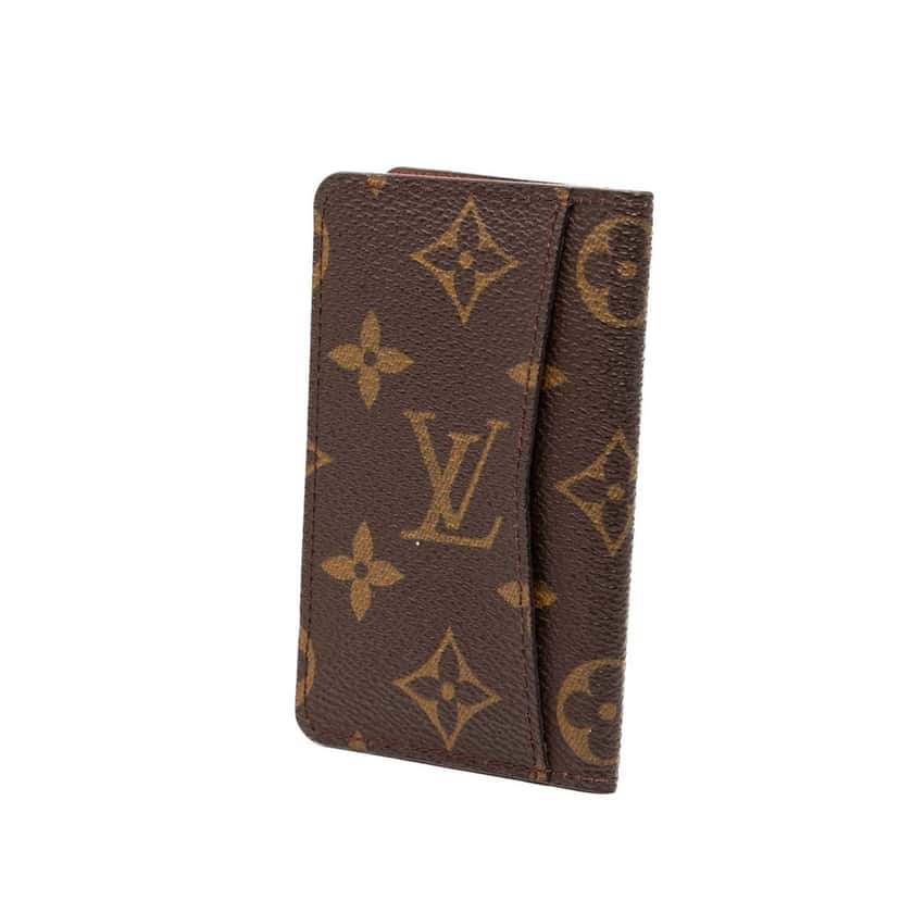 Louis Vuitton Monogram Pocket Organizer Brown Very good condition - Back View