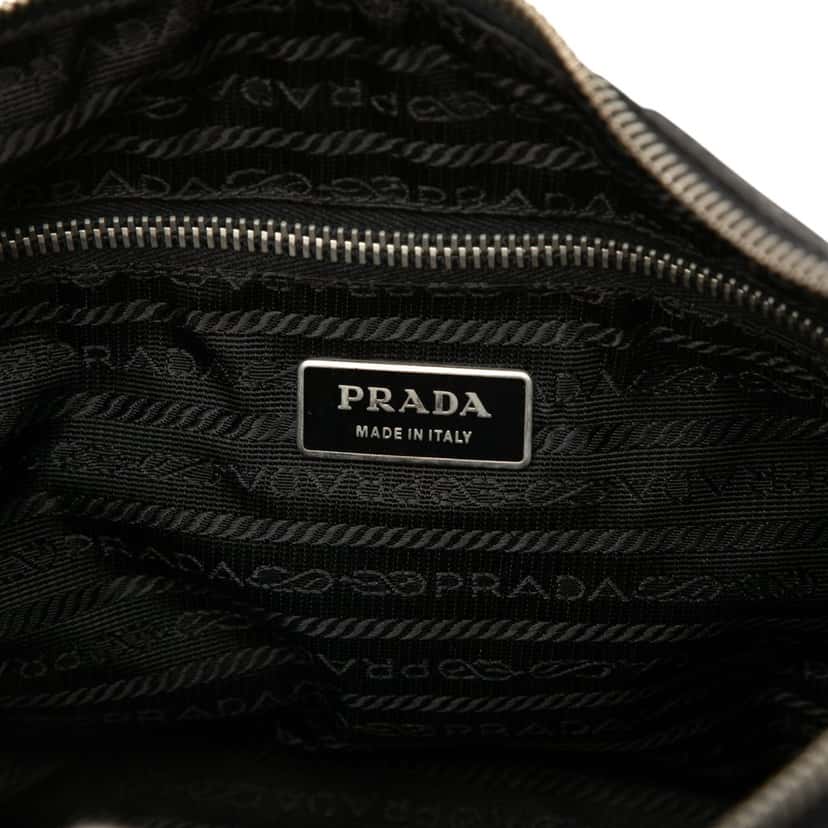 Prada Tessuto Hobo Black Good condition - Box View
