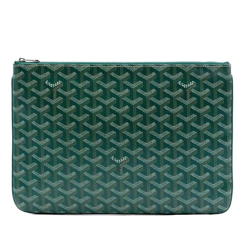 Goyard Goyardine Senat MM Green Very good condition - Front View