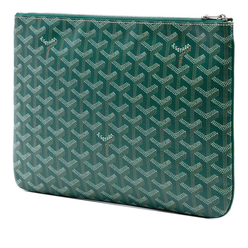 Goyard Goyardine Senat MM Green Very good condition - Back View
