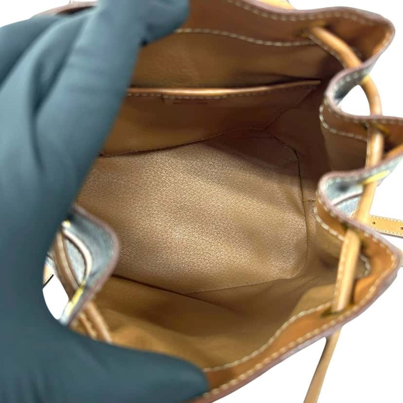 Celine Macadam Coated Canvas Backpack Brown Very good condition - Inside View