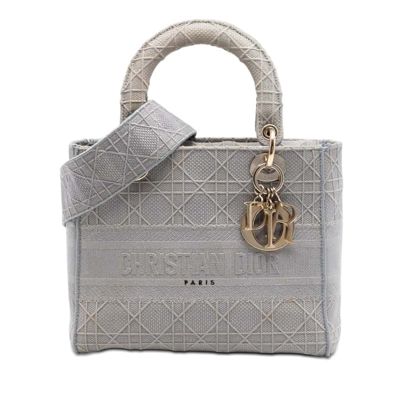 Dior Medium Canvas Cannage Lady D Lite Other Very good condition - Front View