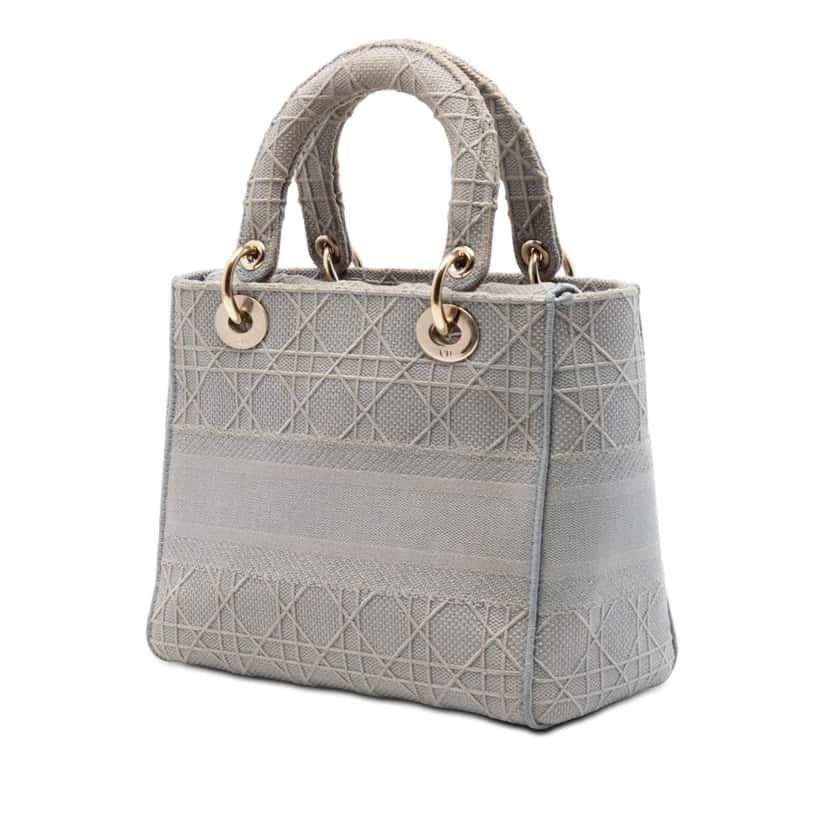 Dior Medium Canvas Cannage Lady D Lite Other Very good condition - Back View