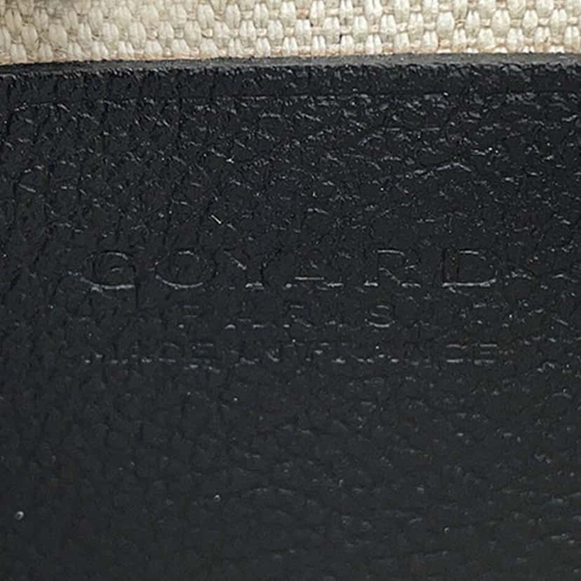 Goyard Goyardine Plumet Pocket Wallet Black Very good condition - Box View
