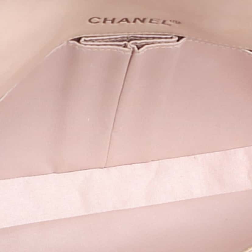 Chanel New Travel Line Nylon East West Flap Beige Very good condition - Inside View