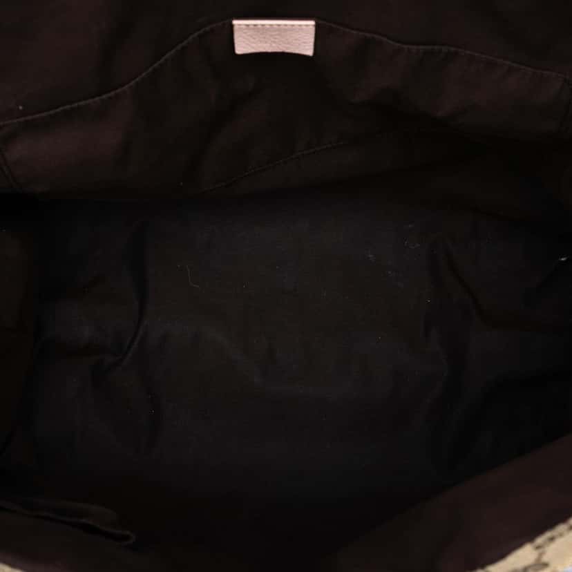 Gucci GG Canvas Web Tote Beige Very good condition - Model View