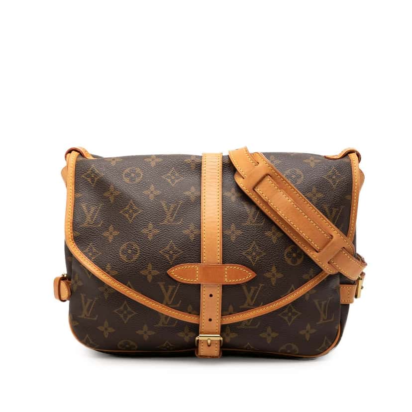 Louis Vuitton Monogram Saumur 30 Brown Very good condition - Front View