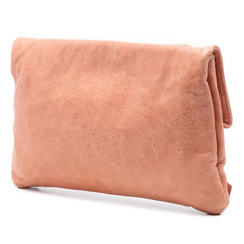 Balenciaga Lambskin Motocross Giant 21 Envelope Clutch Pink Leather Very good condition - Back View