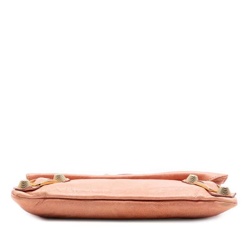 Balenciaga Lambskin Motocross Giant 21 Envelope Clutch Pink Leather Very good condition - Inside View