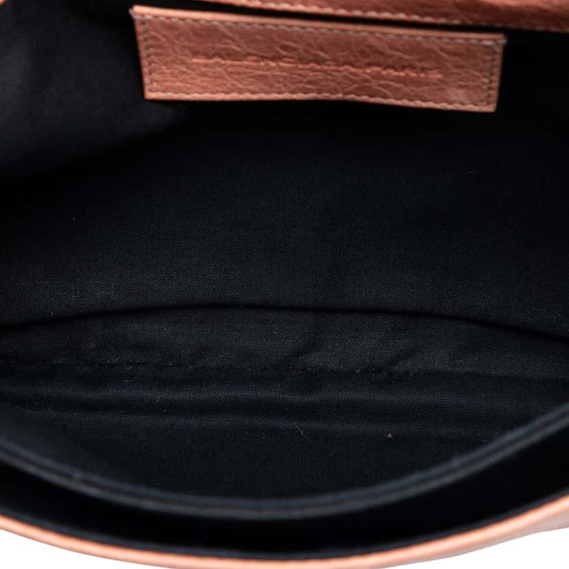 Balenciaga Lambskin Motocross Giant 21 Envelope Clutch Pink Leather Very good condition - Model View