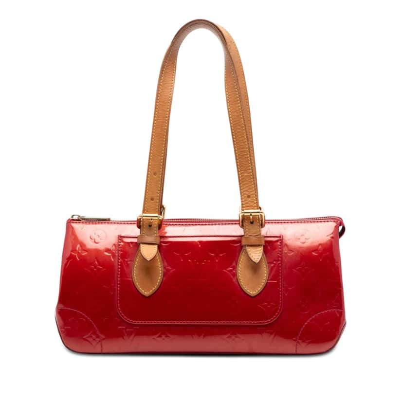 Louis Vuitton Monogram Vernis Rosewood Avenue Red Leather Very good condition - Front View