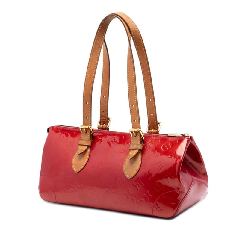 Louis Vuitton Monogram Vernis Rosewood Avenue Red Leather Very good condition - Back View