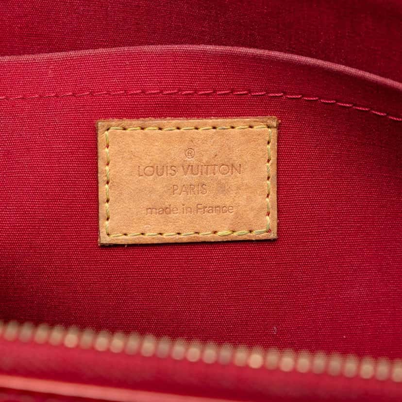 Louis Vuitton Monogram Vernis Rosewood Avenue Red Leather Very good condition - Box View