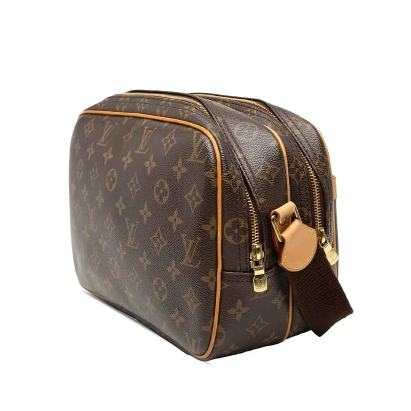 Louis Vuitton Monogram Reporter PM Brown Very good condition - Back View