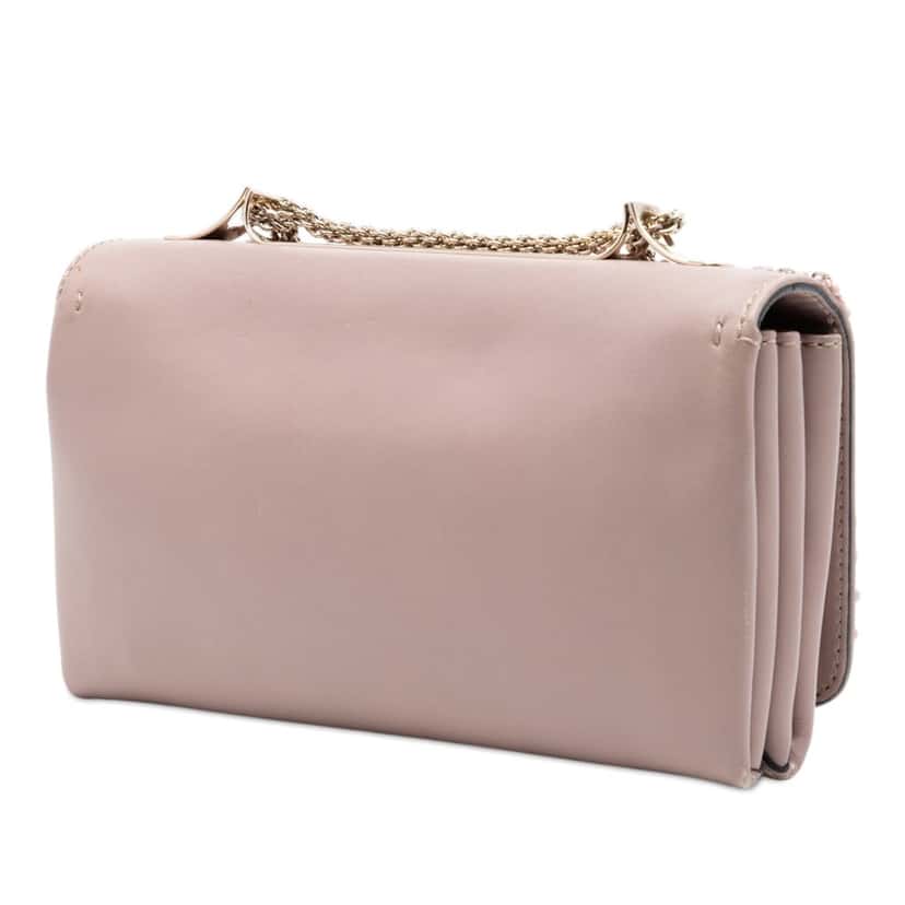 Valentino Nappa All Over Stud Va Va Voom Crossbody Brown Leather Very good condition - Back View