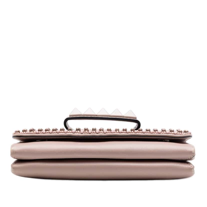 Valentino Nappa All Over Stud Va Va Voom Crossbody Brown Leather Very good condition - Inside View