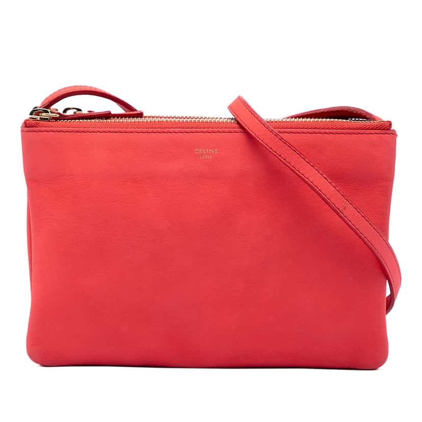 Celine Small Lambskin Trio Crossbody