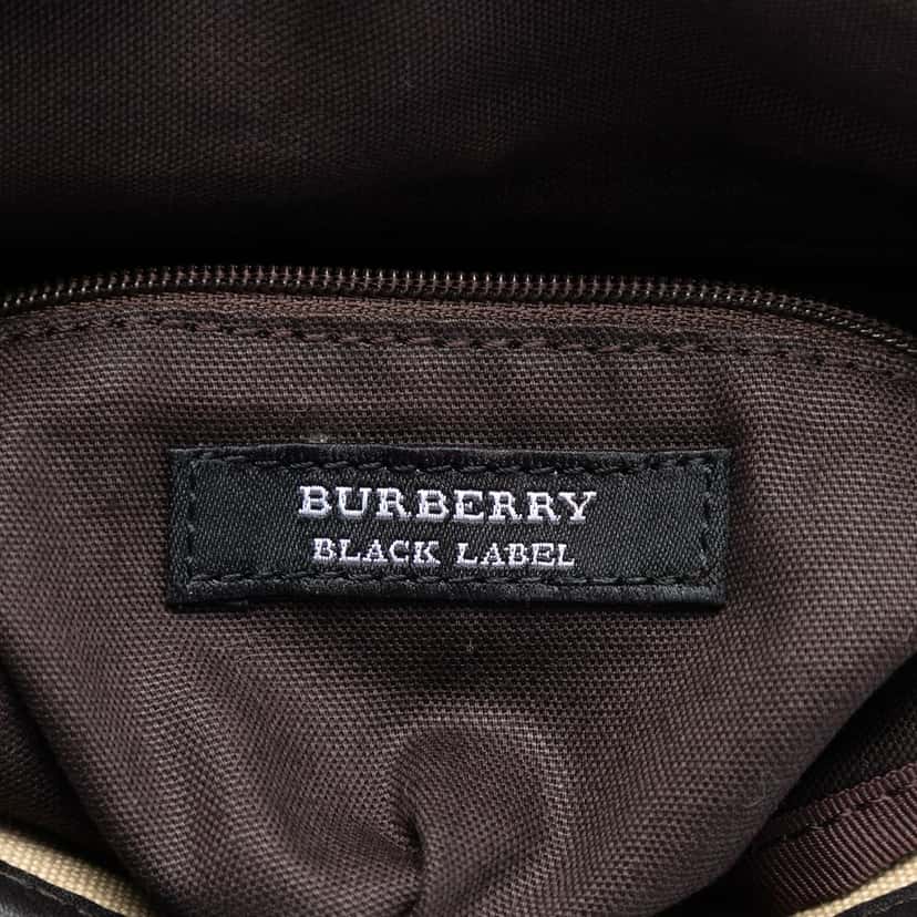 Burberry Nova Check Trimmed Canvas Crossbody Beige Very good condition - Box View