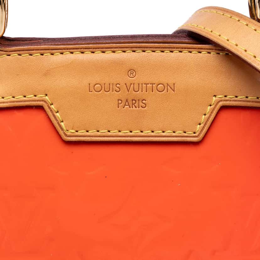 Louis Vuitton Monogram Vernis Brea MM Orange Leather Very good condition - Box View
