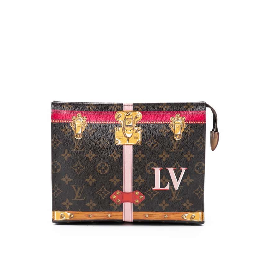 Louis Vuitton Monogram Summer Trunks Toiletry Pouch 26 Brown Very good condition - Front View