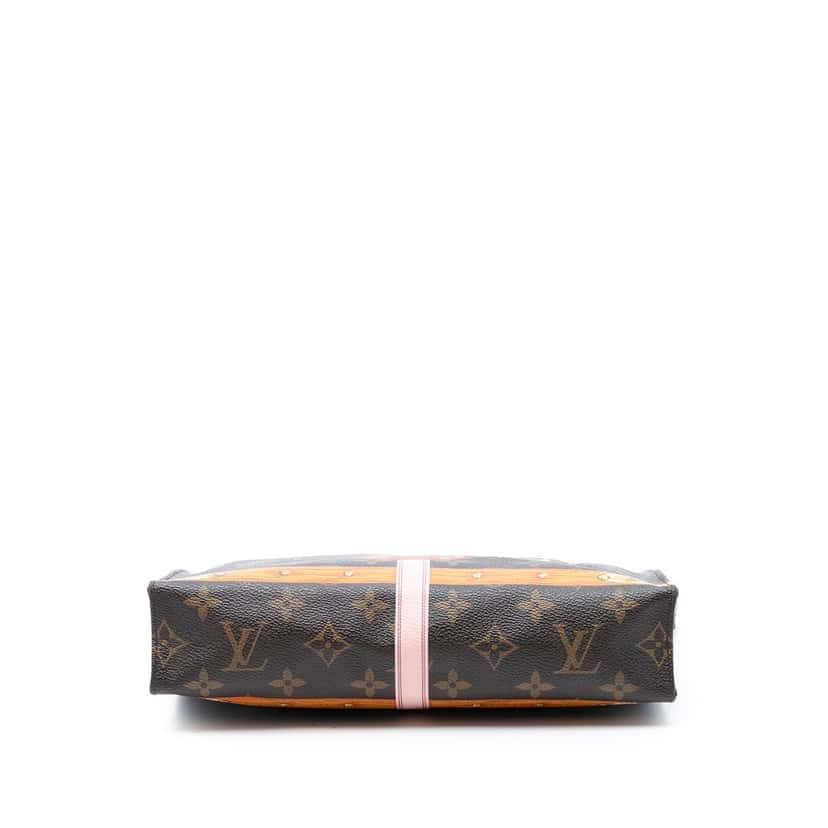 Louis Vuitton Monogram Summer Trunks Toiletry Pouch 26 Brown Very good condition - Inside View