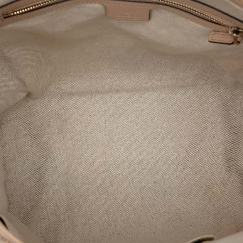 Gucci Medium GG Canvas Web Shoulder Bag Beige Very good condition - Model View