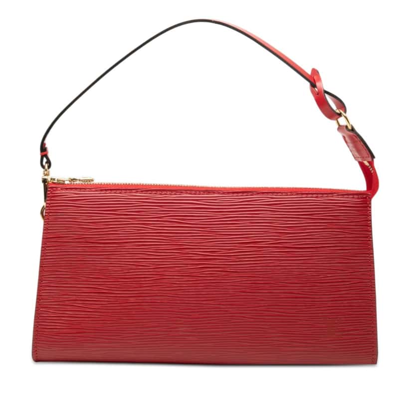Louis Vuitton Epi Pochette Accessoires Red Leather Very good condition - Front View